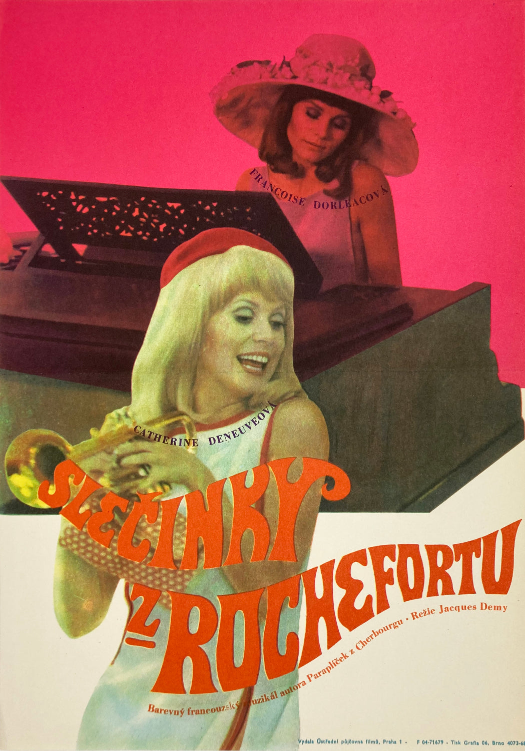 The Young Girls of Rochefort (Les Demoiselles de Rochefort) Czech Poster
