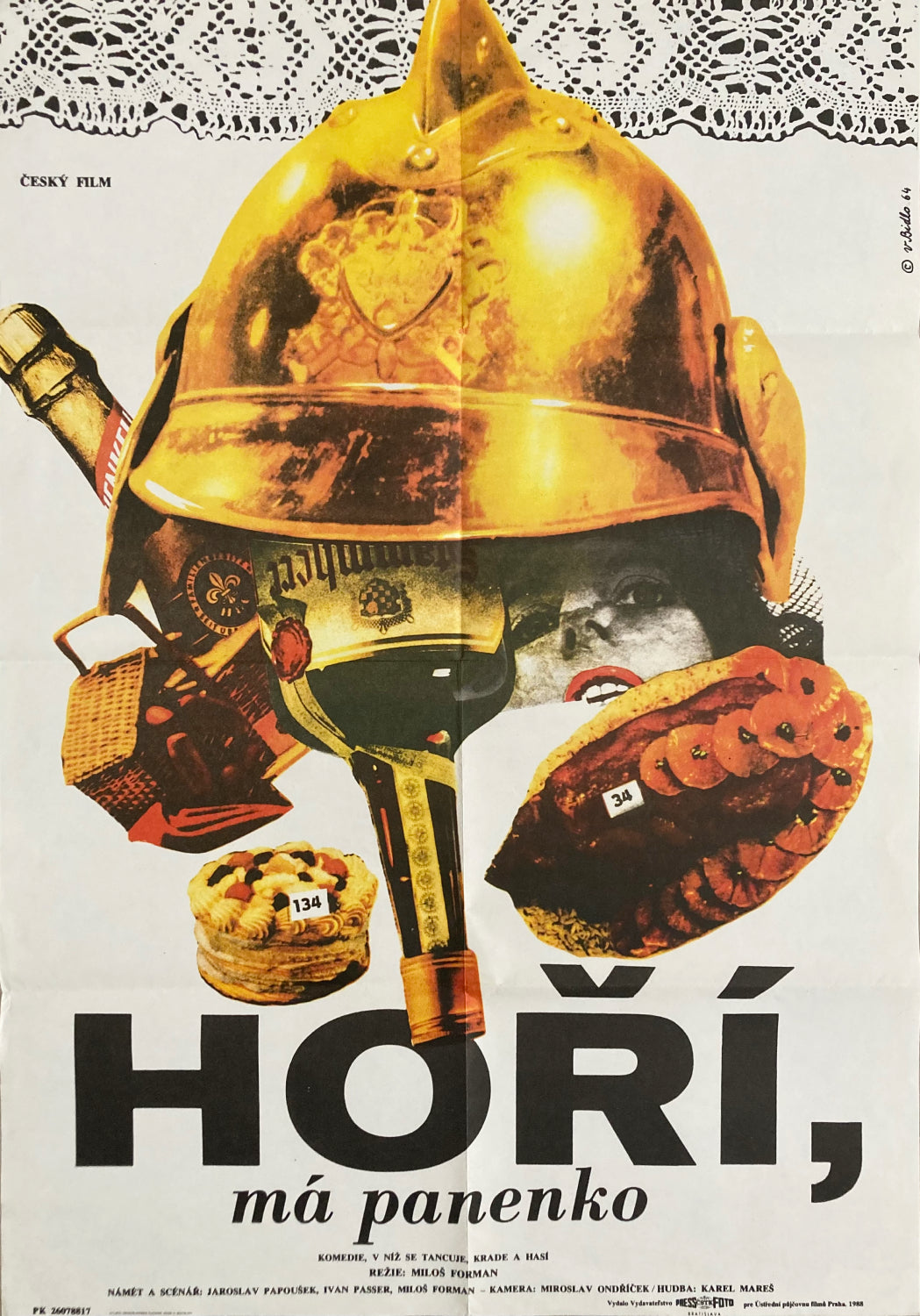 Firemen's Ball Czech Movie Poster - Large