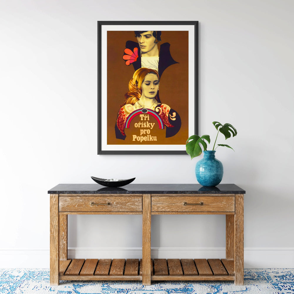 Three Wishes for Cinderella Restored Czech Poster Reprint