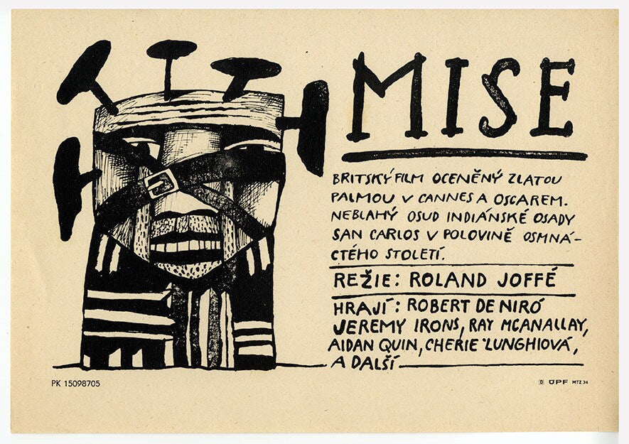 THE MISSION Mini Poster From Czechoslovakia