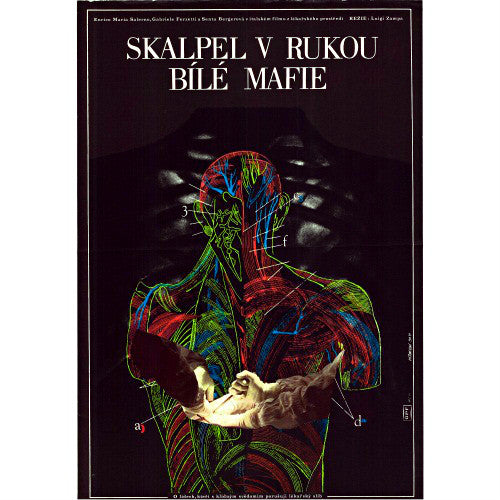 HOSPITALS THE WHITE MAFIA (Bisturi, la mafia blanca) Original Czech Poster