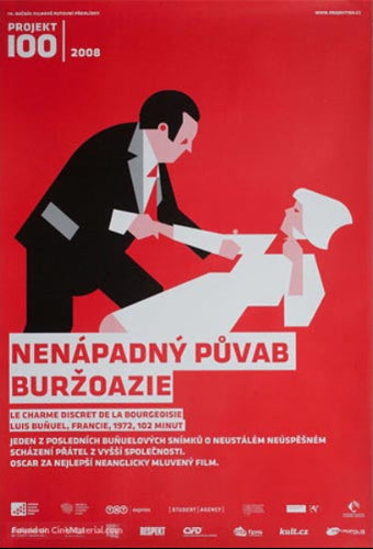 Der diskrete Charme der Bourgeoisie | Tschechisches Alternativplakat