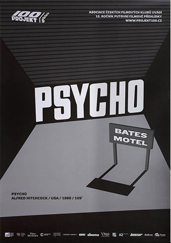 Psycho Original Czech Poster Alternative - Czech Film Poster Gallery