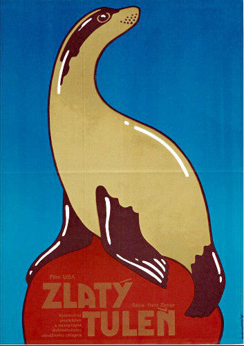 黄金の封印 ヴィンテージチェコ映画ポスター