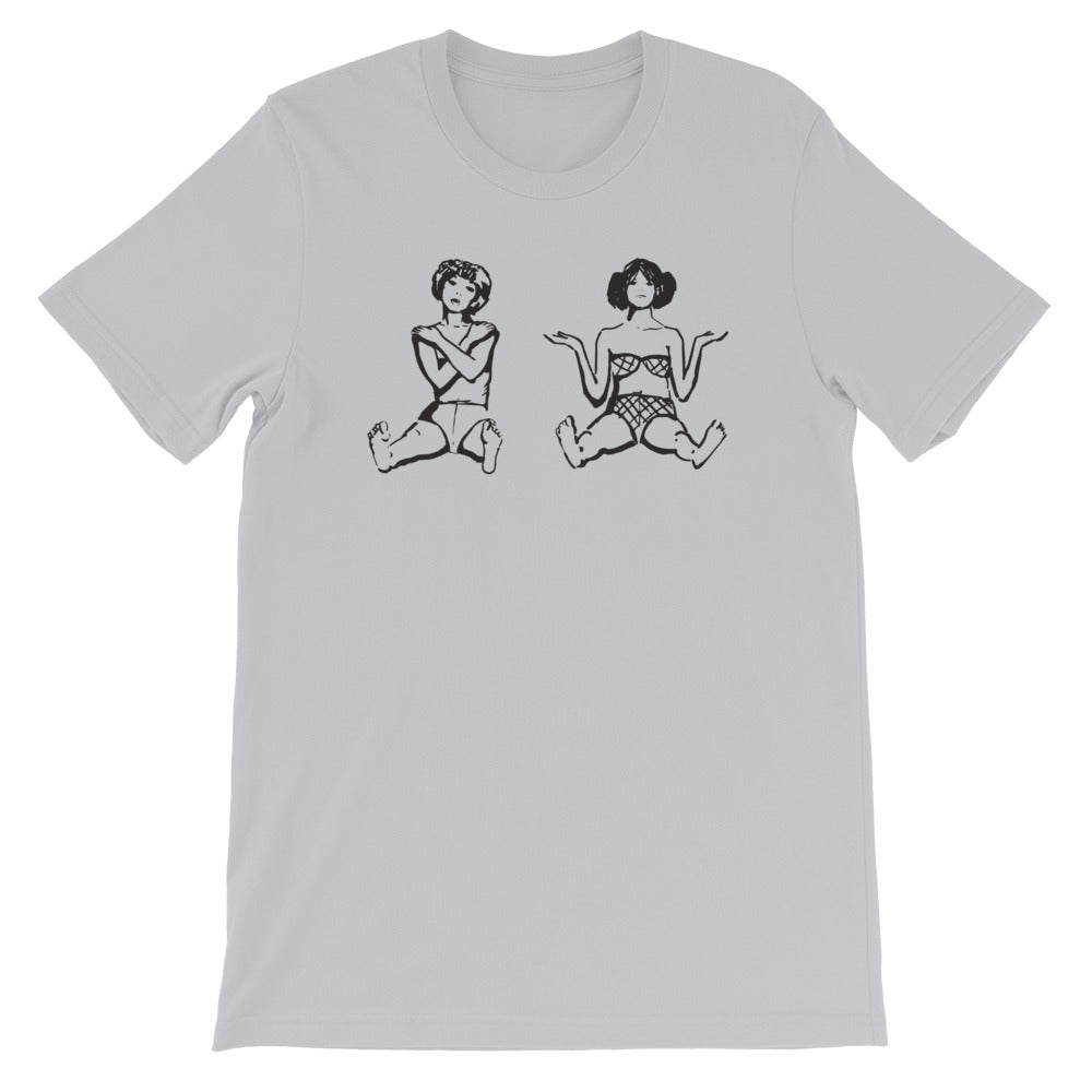 Daisies Marie & Marie Handmade Art Short-Sleeve Unisex T-Shirt - Czech Film Poster Gallery