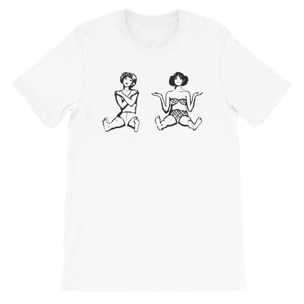 Daisies Marie & Marie Handmade Art Short-Sleeve Unisex T-Shirt - Czech Film Poster Gallery
