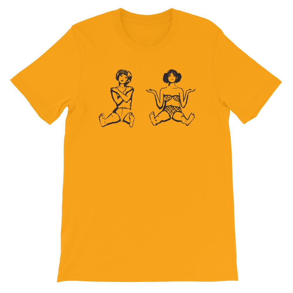 Daisies Marie & Marie Handmade Art Short-Sleeve Unisex T-Shirt - Czech Film Poster Gallery