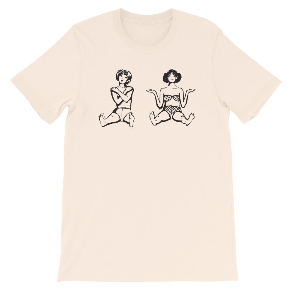Daisies Marie & Marie Handmade Art Short-Sleeve Unisex T-Shirt - Czech Film Poster Gallery