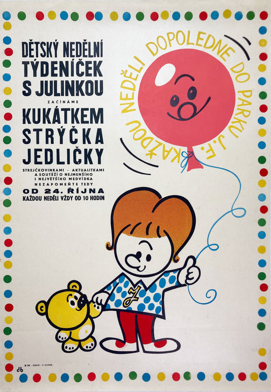 Czech Poster for Children by Milos Nesvadba