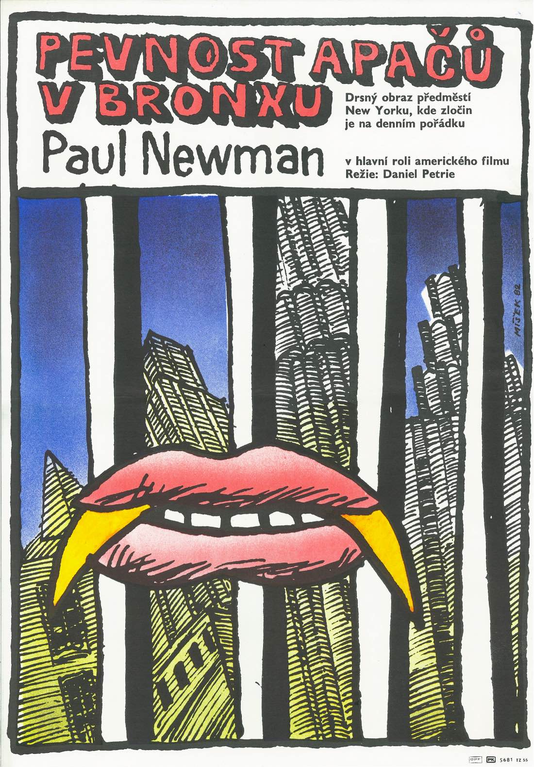 フォート・アパッチ・ザ・ブロンクス チェコ映画ポスター