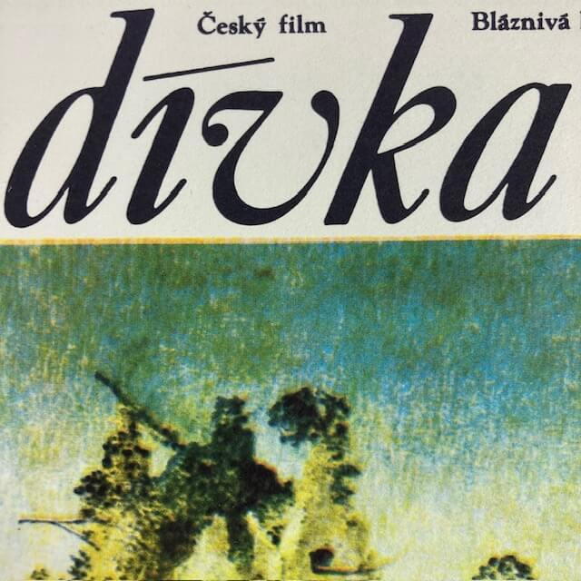 DAS MÄDCHEN AUF DEM BESEN Tschechisches Poster