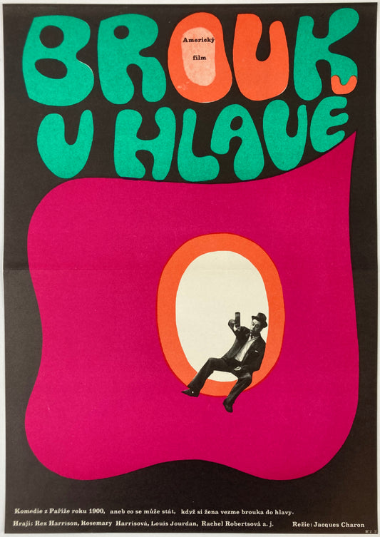 A FLEA IN HER EAR Czech Poster