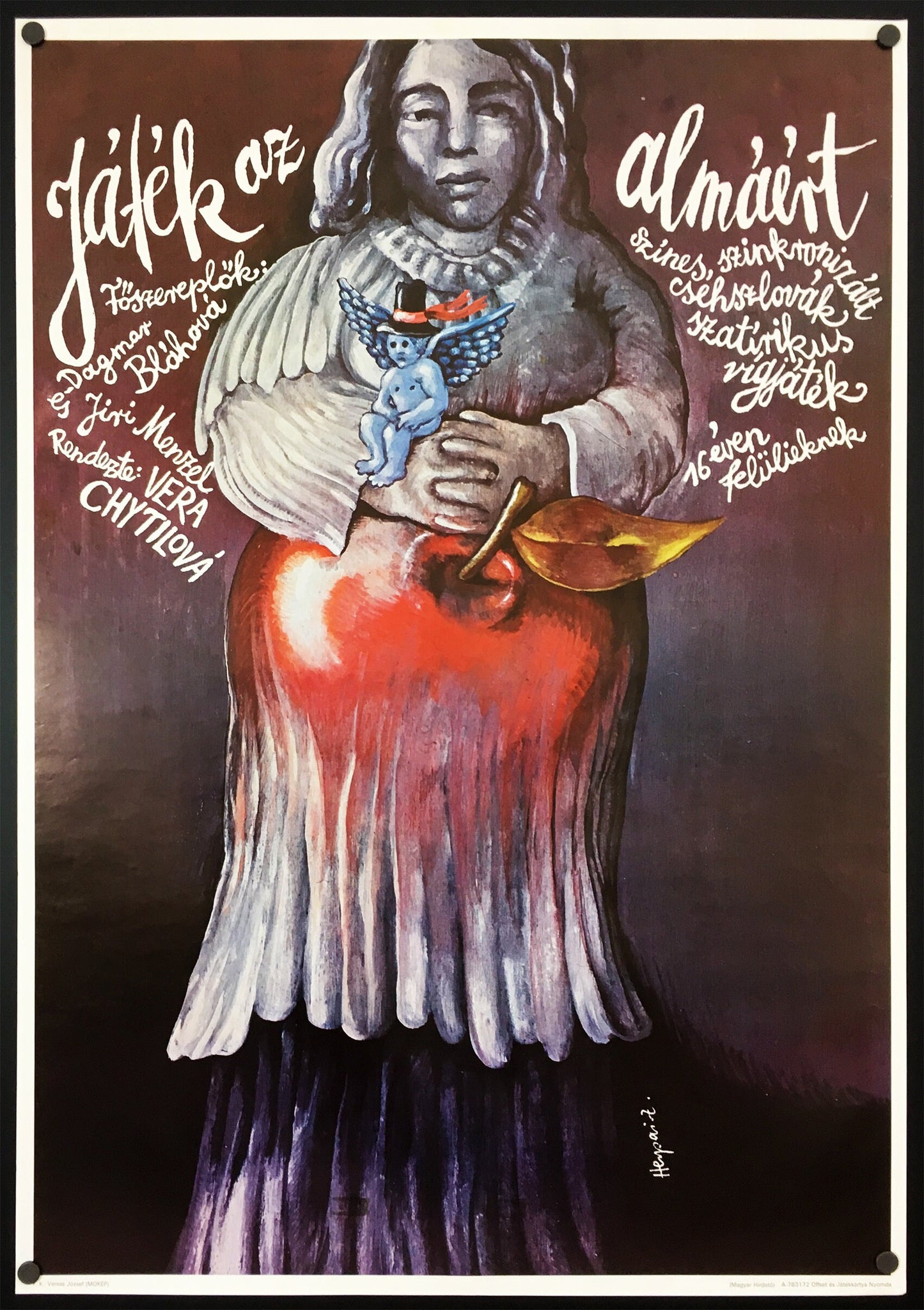 Apple Game (Hra O Jablko) Hungarian Film Poster