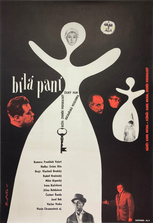 Bílá Paní (The White Lady) Large Czech Poster