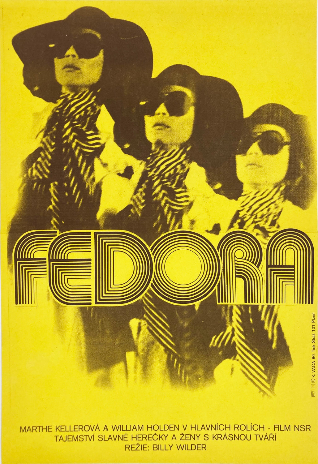 FEDORA Czech Poster by Karel Vaca