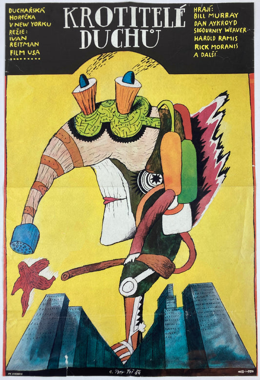 Ghostbusters Czech Movie Poster