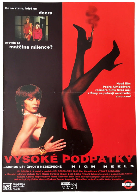 HIGH HEELS Original 90's Film Poster Pablo Almodovar