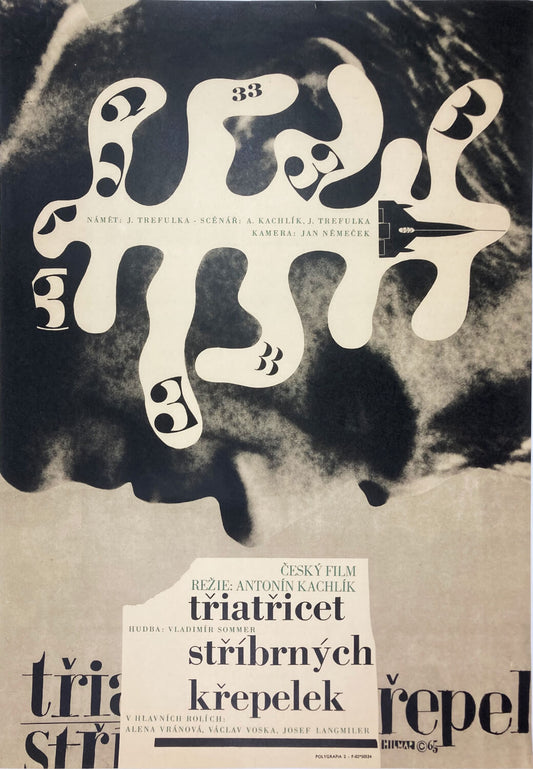 Třiatřicet Stříbrných Křepelek Czech Poster