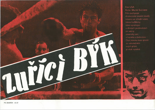 RAGING BULL Czech Mini Poster