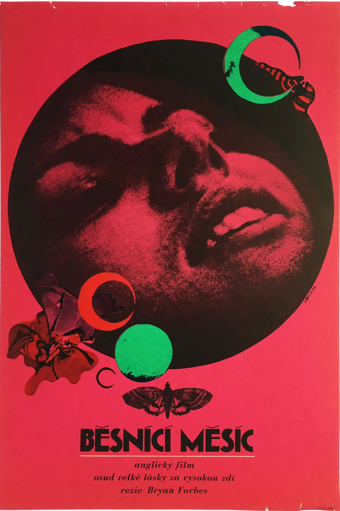 RAGING MOON Czech Film Poster