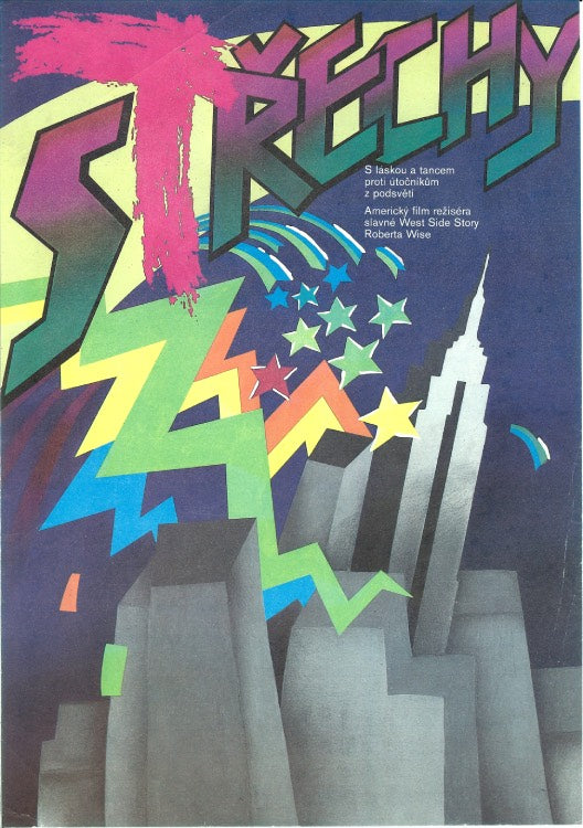 ROOFTOPS - Original Czech Poster