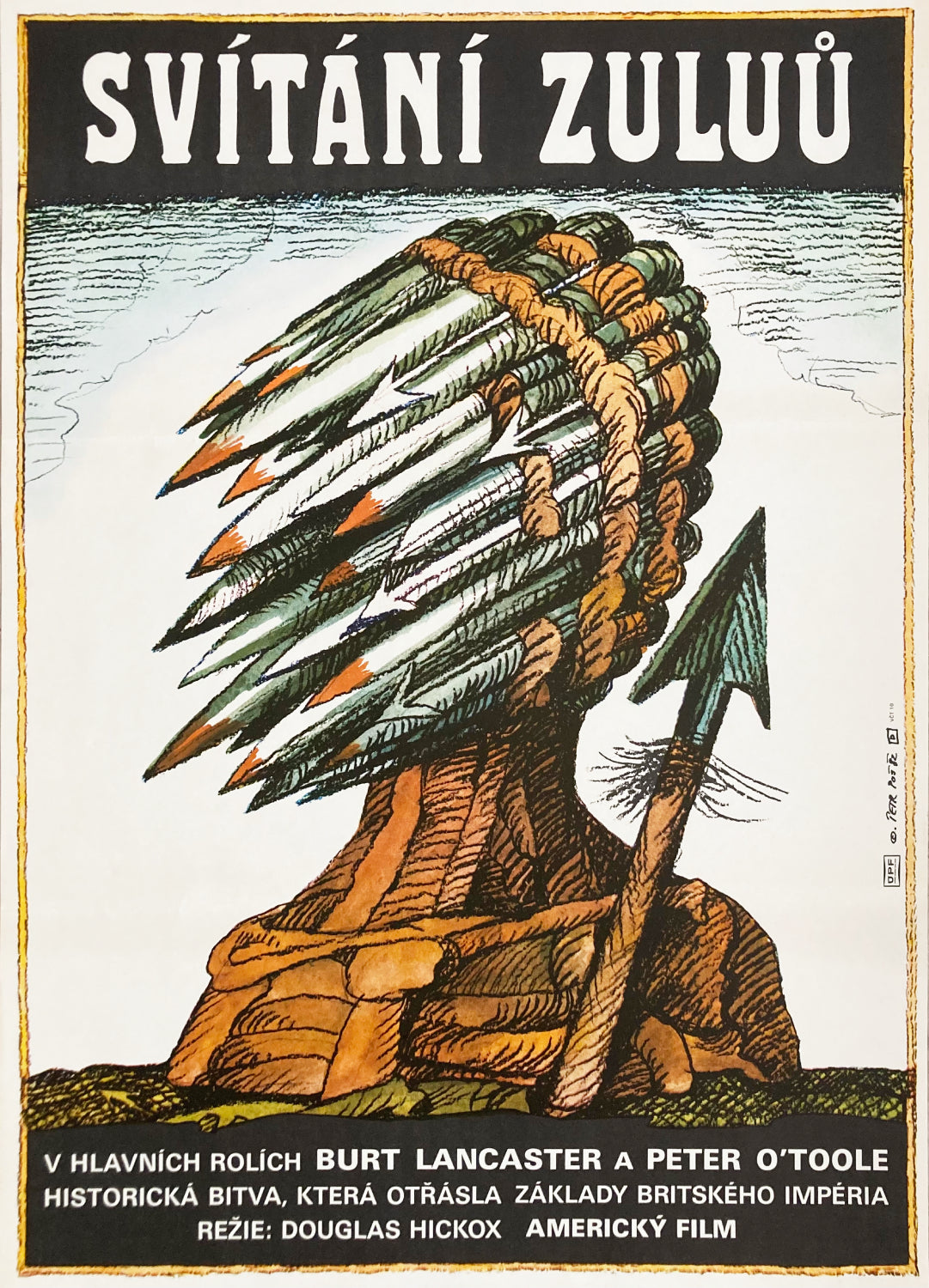 ズールー・ドーン | チェコ映画特大ポスター