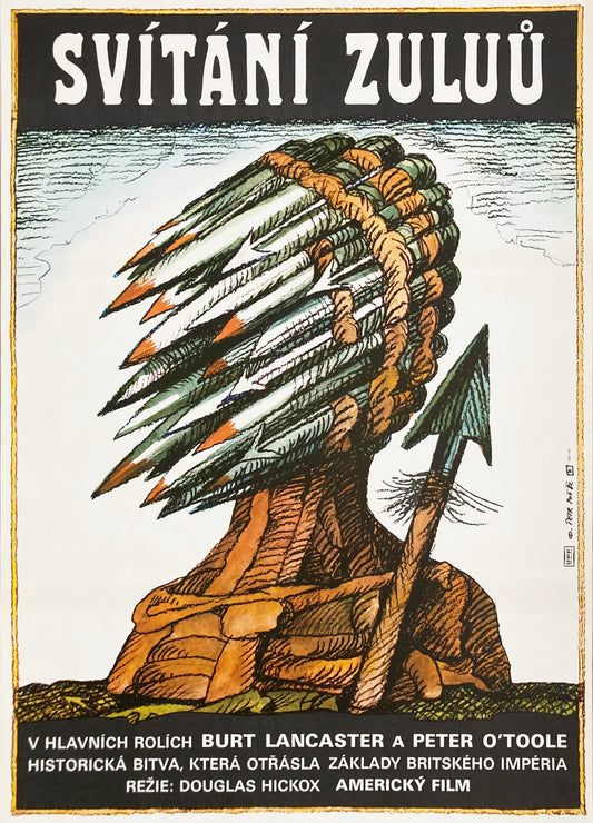 ズールー・ドーン | チェコ映画特大ポスター