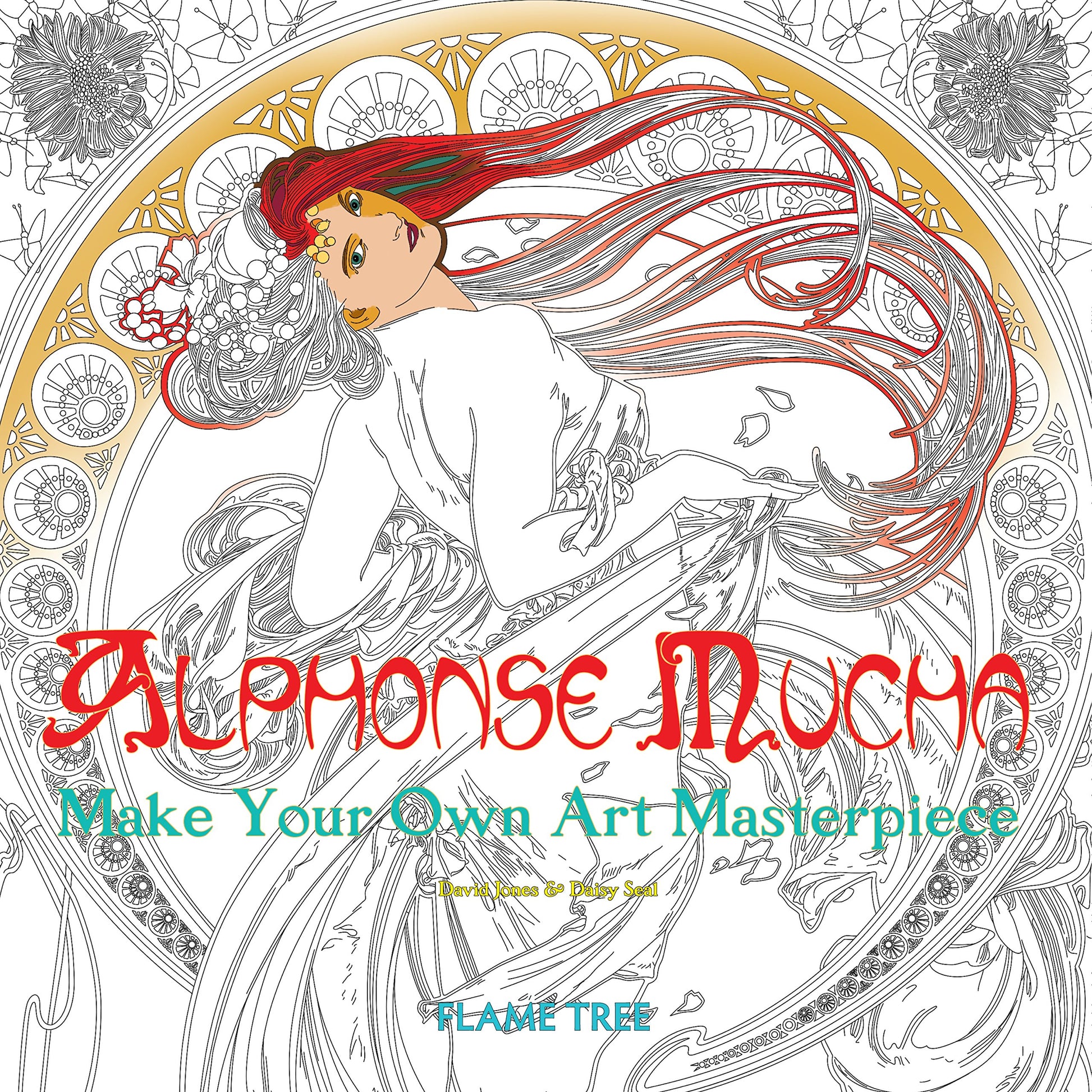 Alphonse Mucha (Art Colouring Book) : Make Your Own Art Masterpiece Book - Czech Poster Gallery - Alfons Mucha