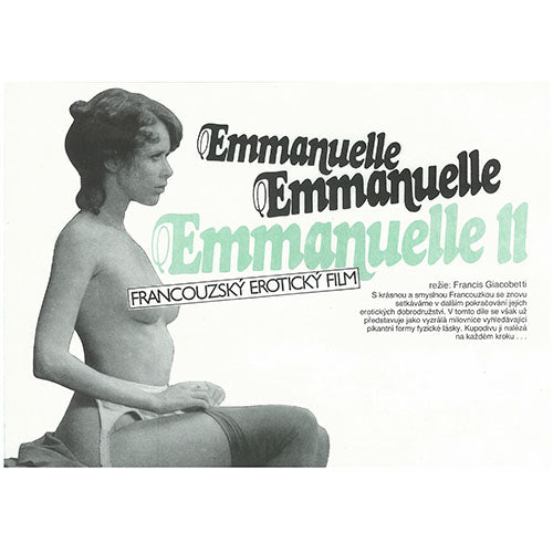 EMMANUELLE Czech Mini Poster