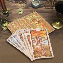 Load image into Gallery viewer, Alphonse Mucha Tarot | 78 Full colour cards
