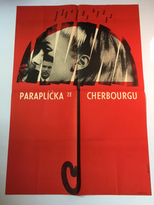 THE UMBRELLAS OF CHERBOURG (Large) Ultra Rare! - Czech Film Poster Gallery