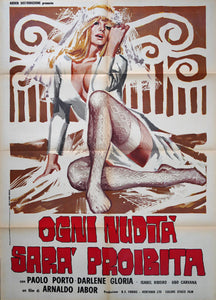 ALL NUDITY SHALL BE PUNISHED | Italian one-panel poster