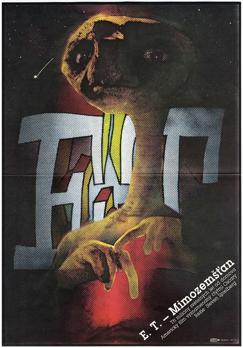 E.T. the Extra-Terrestrial Czech Movie Poster