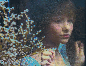 Valerie and her week of wonders image of Valerie looking out of the window on a rainy day - czechpostergallery.com