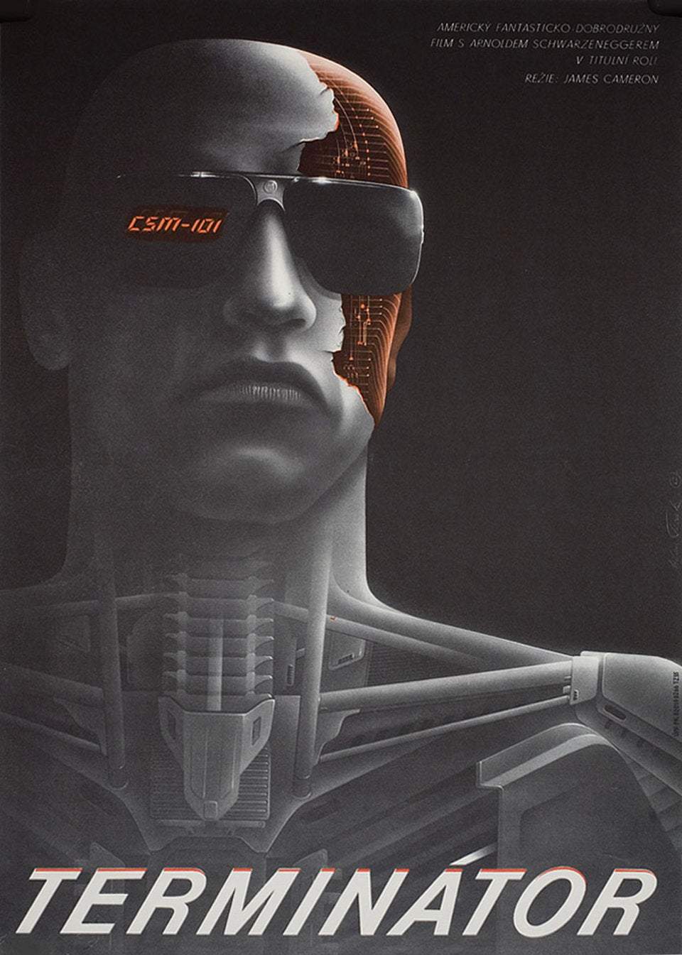 THE TERMINATOR | Czech Movie Poster - Czech Film Poster Gallery