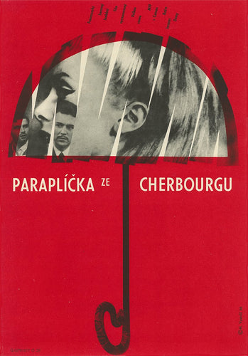 THE UMBRELLAS OF CHERBOURG Original Film Poster - Czech Film Poster Gallery